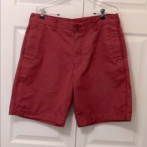 Izod Men’s Flat Front Cotton Shorts Size 34